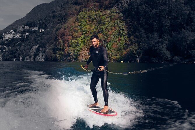 1H Wakeboard and Wakesurf on Lake Como with Mastercraft Boat - The 1-hour watersports rhythm: what the session feels like