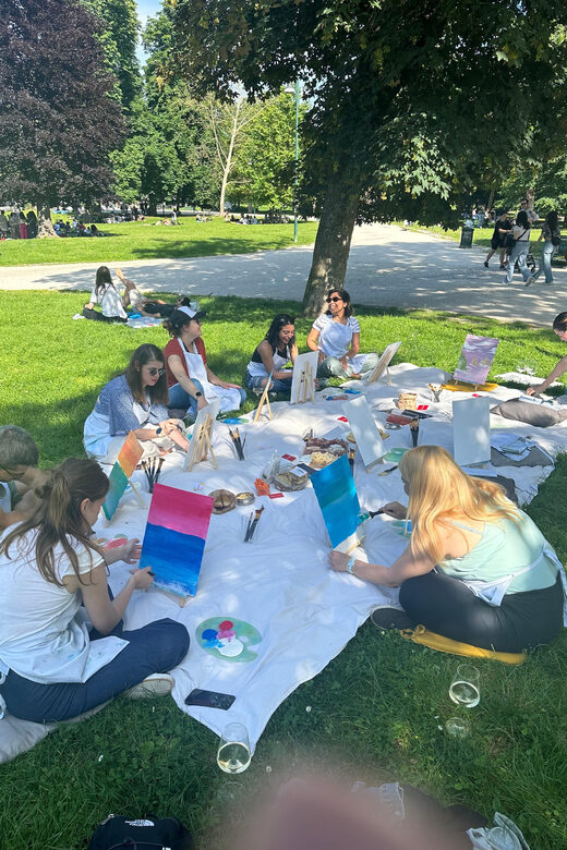 Art in the Park: Paint 'n Sip at Parco Sempione - Why a Paint ’n Sip picnic works so well in a park