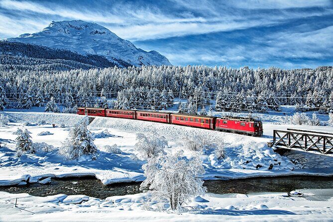 Bernina and Glacier Train Two Routes in One Day from Milan - Arriving at St. Moritz: 2 Hours in the Engadin Valley