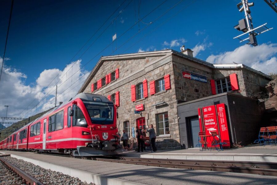 From Milan: Round-Trip Bernina Red Train to Saint Moritz - Milano Centrale to Tirano: where the day really starts climbing