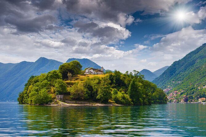 Lake Como Private Boat Tour 2h. Como - Villa Balbianello & more - Orrido di Nesso: the 200-meter waterfall canyon view