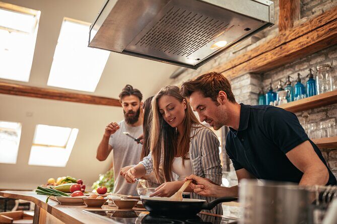 Luxury Cooking Class with a Chef in Bellagio - The lunch table: 3 courses, wine or beer, and a relaxed social pace