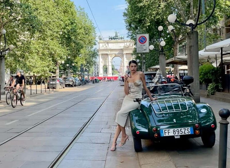 Milan: City Highlights Private Tour by Vintage Car - Arco della Pace and the monument-to-neighborhood rhythm