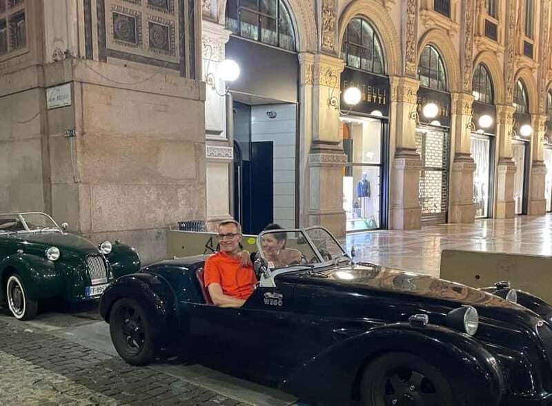 Milan: City Highlights Private Tour by Vintage Car - Via Monte Napoleone: high-fashion Milan, without the long slog