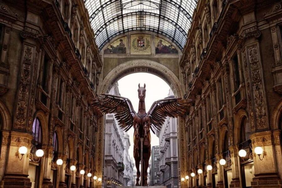Milan : Highlights & Hidden gems Private Walking Tour - Galleria Vittorio Emanuele II: the shopping arcade as a design lesson