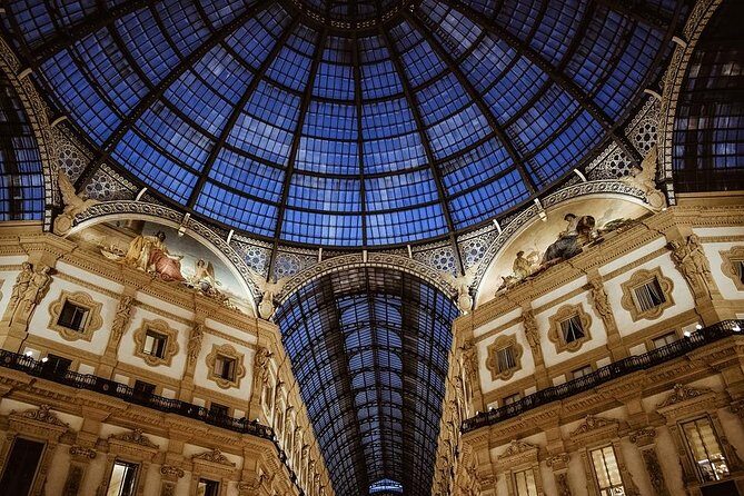 MILAN PRIVATE WALKING TOUR BY NIGHT: AMAZING MILAN - 2 h - Stop 4: Galleria Vittorio Emanuele II—Where Included Entry Feels Convenient