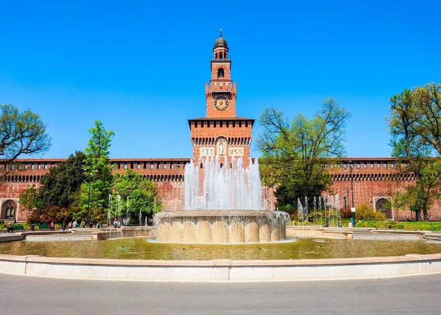 Sforza Castle & Michelangelo's Pietà Rondanini Guided Tour - Stop: Sforza Castle courtyard—where the architecture tells part of the story