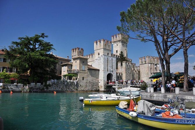 Sirmione & Verona, Lake Garda, tour from Milan - Sirmione at lake level: Castello Scaligero first